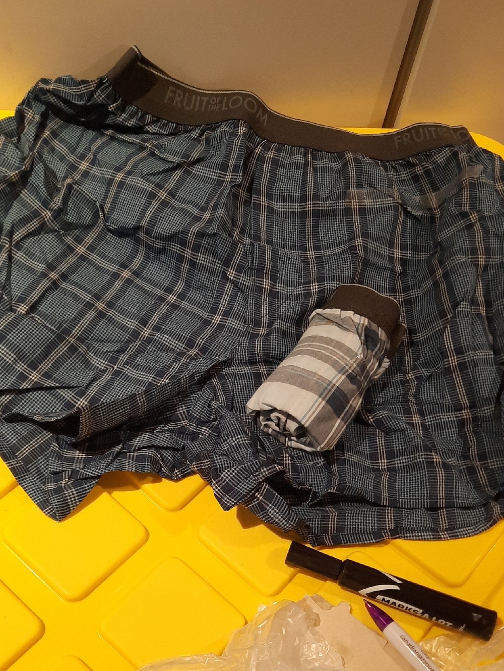 NWOT AUTHENTIC FRUIT OF THE LOOM MEN'S BOXERS UNDERWEAR BUNDLE LOT OF 2 PAIRS